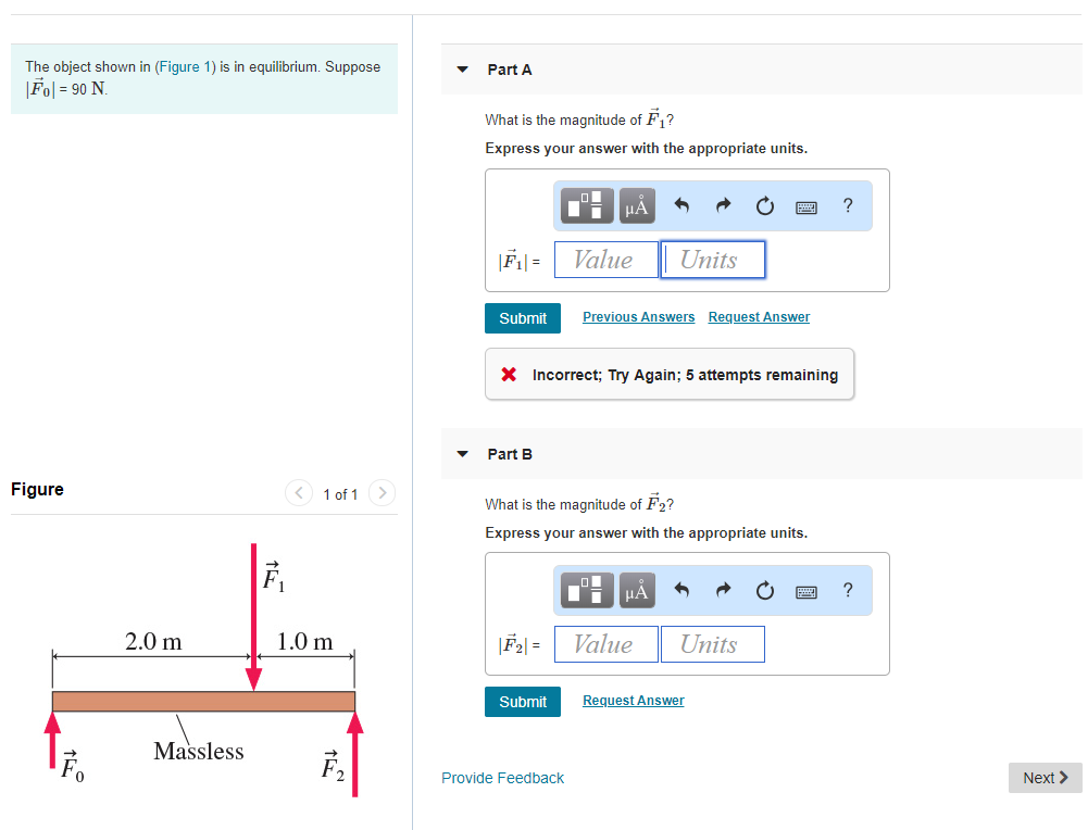 Solved The object shown in (Figure 1) is in equilibrium. | Chegg.com