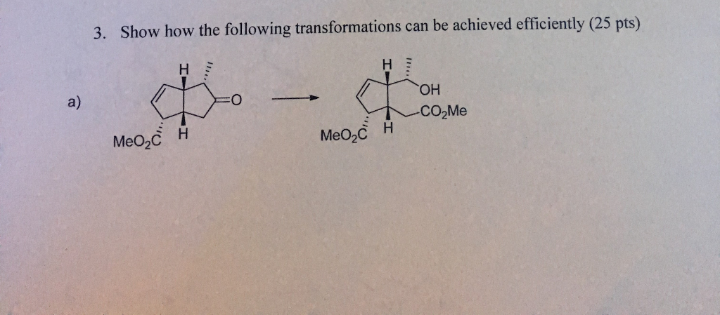 Solved 3. Show how the following transformations can be | Chegg.com