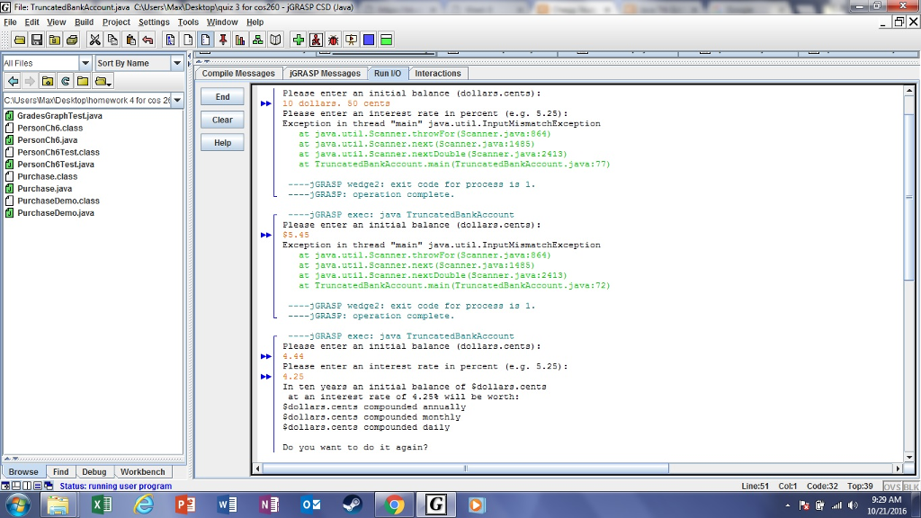 Solved Hi, I need help with a java programming project. | Chegg.com