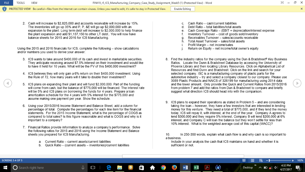 Solved I need help with questions 5 and 6, I have to use the | Chegg.com