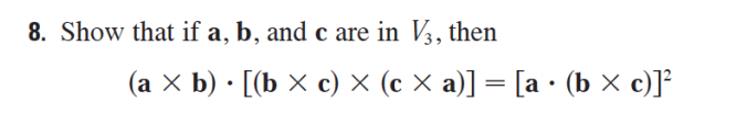 Solved Show That If A, B, And C Are In Then (a Times B) [(b | Chegg.com