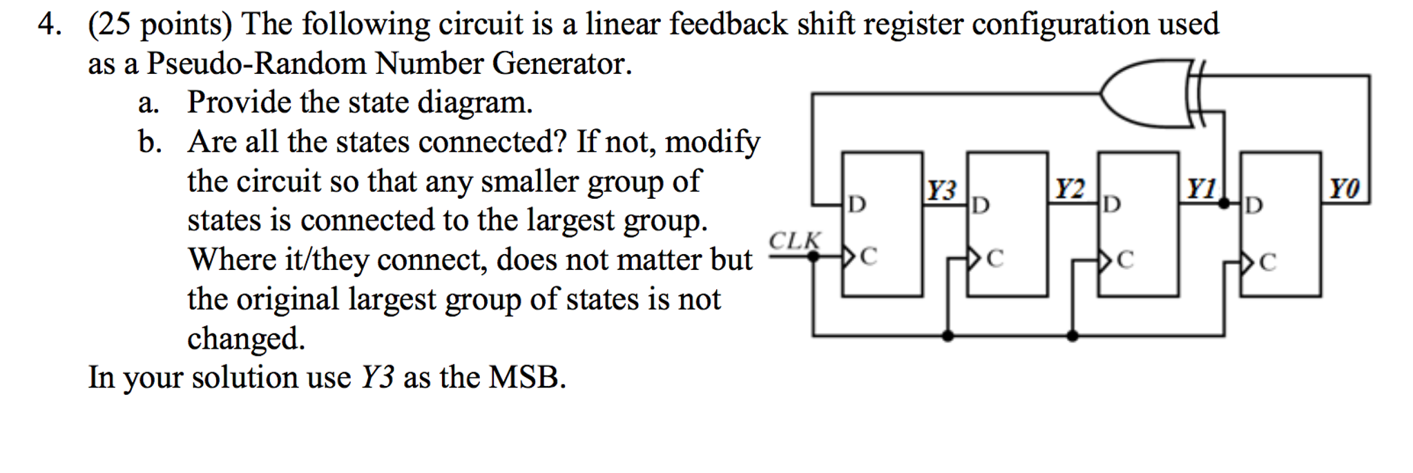 linear feedback shift register in c