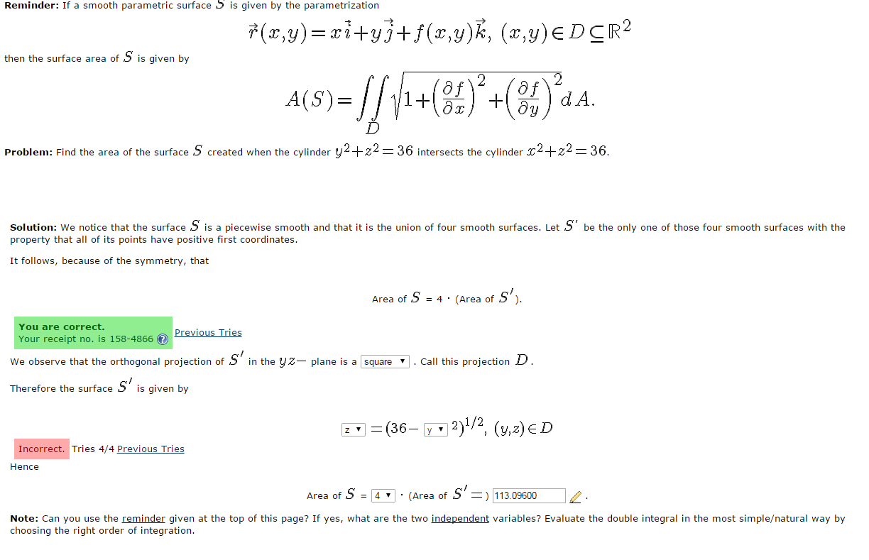 Solved Help Me With Calculus3 | Chegg.com