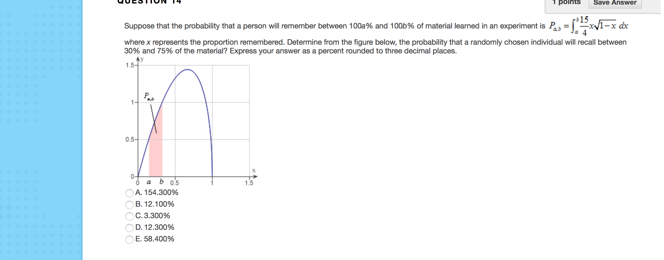Solved Suppose that the probability that a person will | Chegg.com
