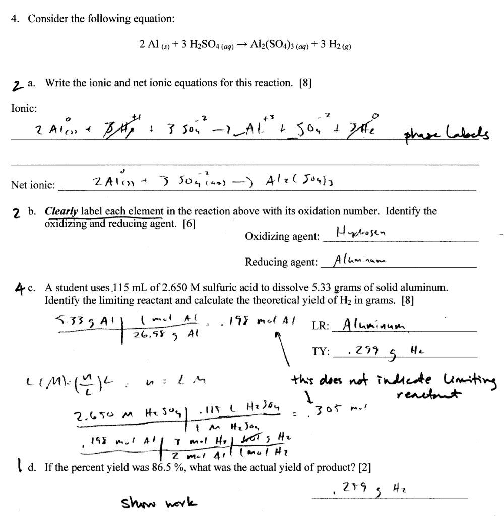 Solved Consider The Following Equation: 2 A1 (s) + 3 