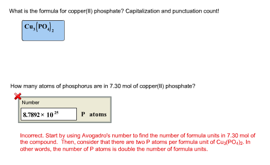 Solved What Is The Formula For Copper Ii Phosphate