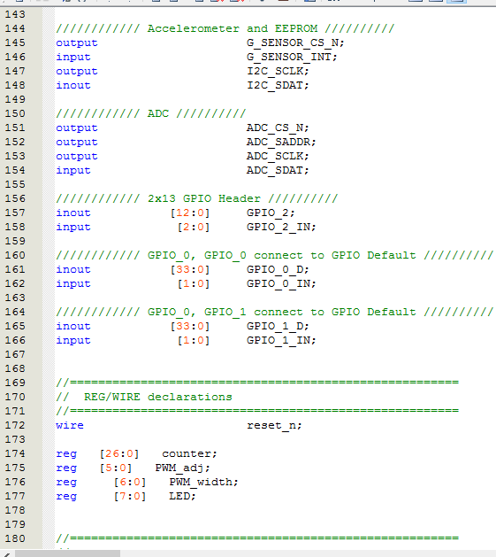 Solved 1. In the following Code from Quartus identify | Chegg.com