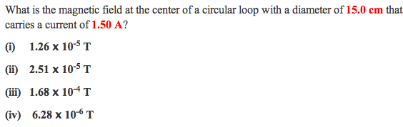 Solved What is the magnetic field at the center of a | Chegg.com