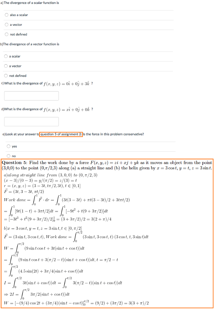 divergence of product of scalar and vector