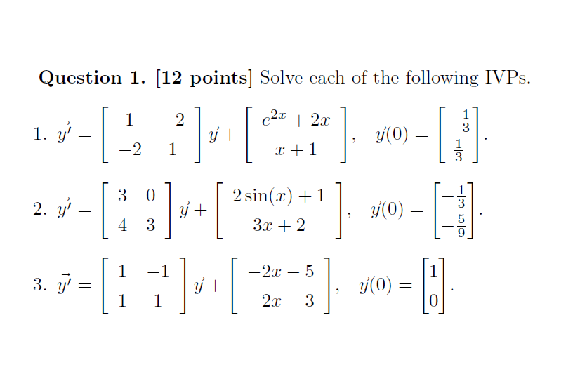Solve Each Of The Following Ivps Chegg Solve Each Of The Following Ivps Chegg
