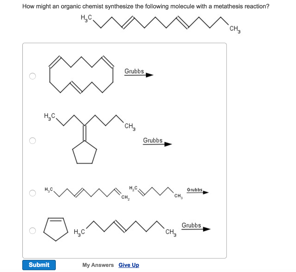 Solved How might an organic chemist synthesize the following