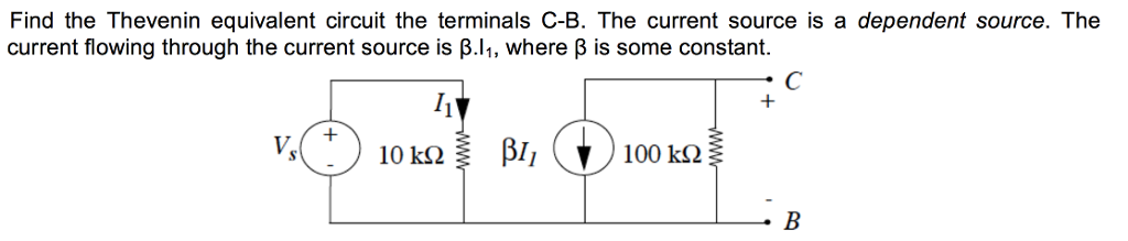 Solved Find the Thevenin equivalent circuit the terminals | Chegg.com