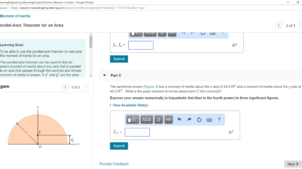 Solved asteringFrineing MastringtrSti ecure https:// Moment | Chegg.com