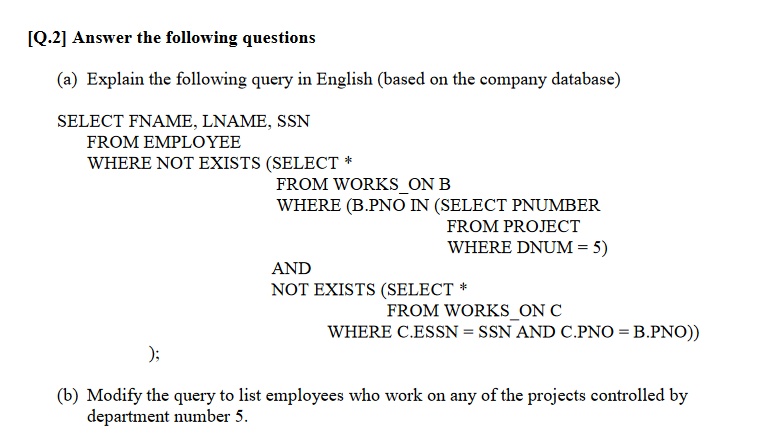 [Q.2] Answer the following questions a) Explain the | Chegg.com