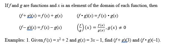 Solved Iffand g are functions and x is an element of the | Chegg.com