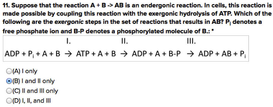 Solved 11. Suppose That The Reaction A+B-> AB Is An | Chegg.com