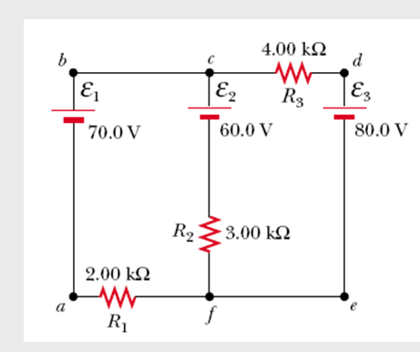 Solved Please analyze the circuts using Kirchoff's Rule. | Chegg.com