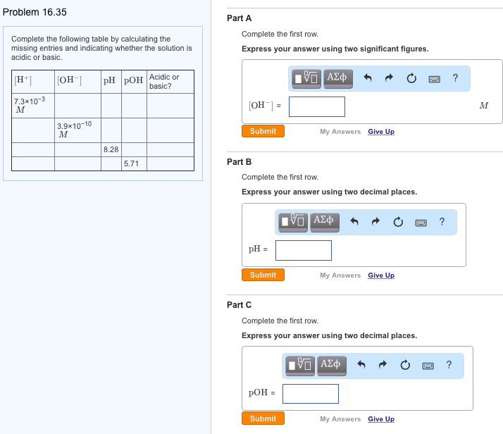 Solved Complete the following table by calculating the Chegg