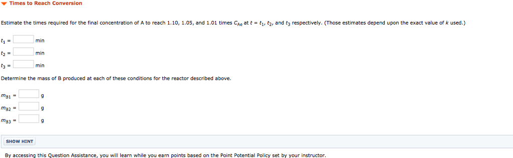 Solved A chemical reaction A→B is carried out in a closed | Chegg.com