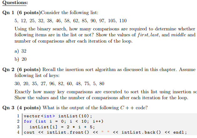 solved-consider-the-following-list-5-12-25-32-38-46-chegg