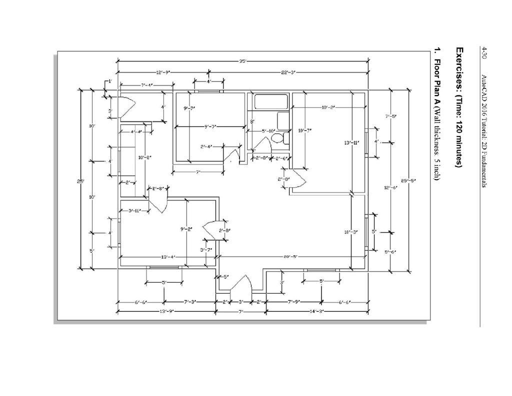 Autocad Floor Plan Exercises My Xxx Hot Girl