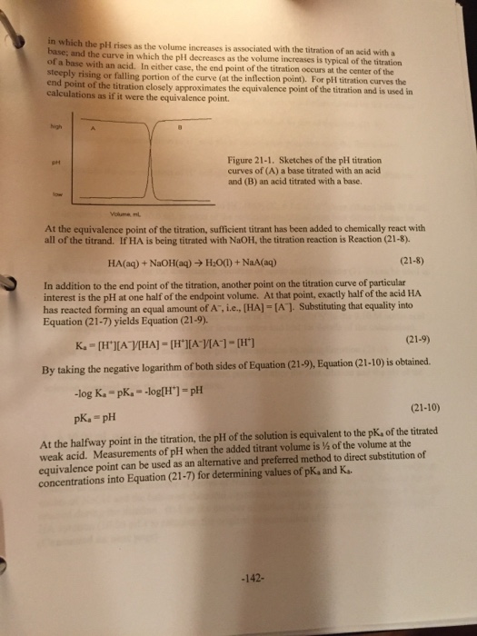 Solved pH measurement and titration curve. I don't know how | Chegg.com