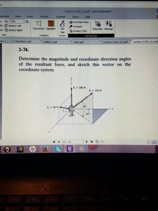 Solved Determine the magnitude and coordinate direction | Chegg.com