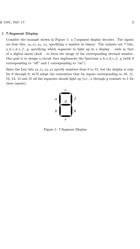 Solved Segment Display Consider the example shown in Figure | Chegg.com