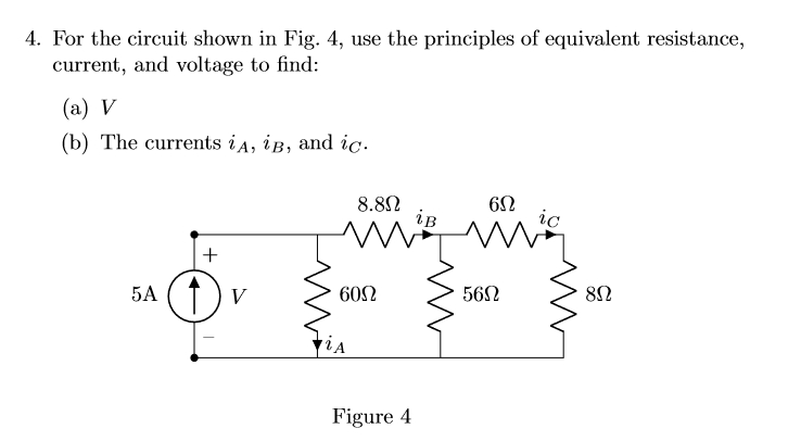 Solved 4. F or the circuit shown in Fig. 4, use the | Chegg.com