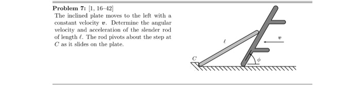 Solved Dynamics problem | Chegg.com