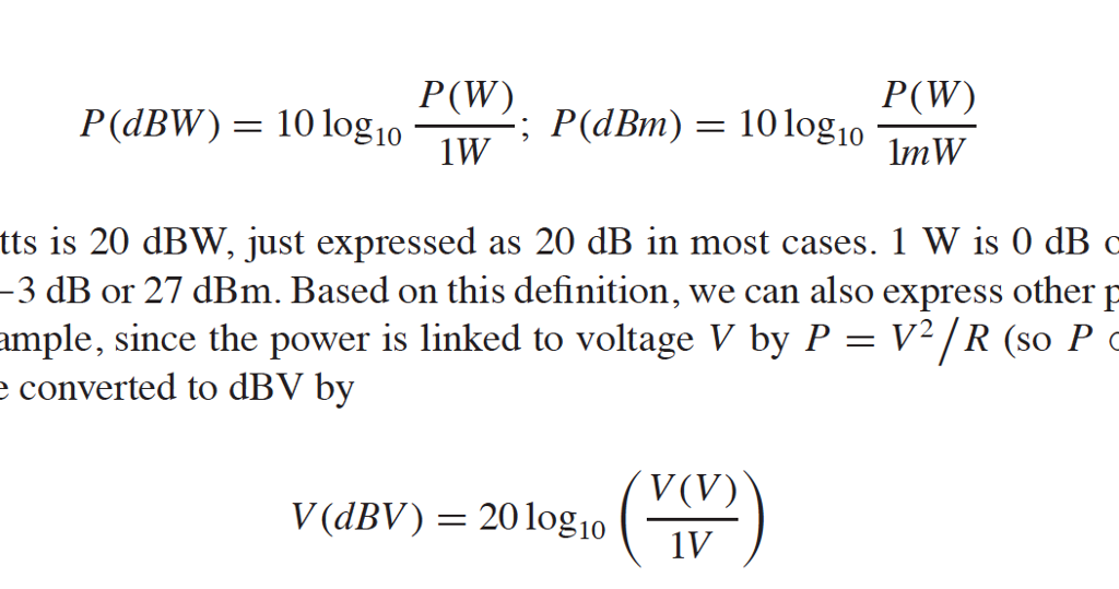 Solved Use the below equations and show work on how 0.5 dB | Chegg.com