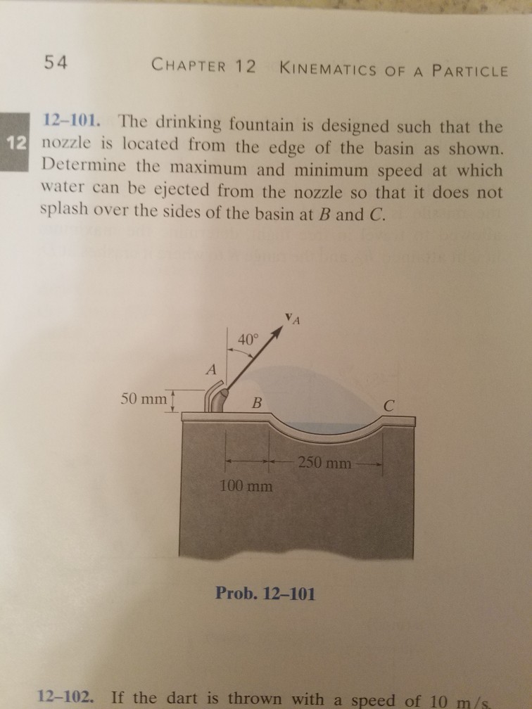 Solved Particle Chapter 12 Kinematics Of A 50 12 99 The Or Cheggcom