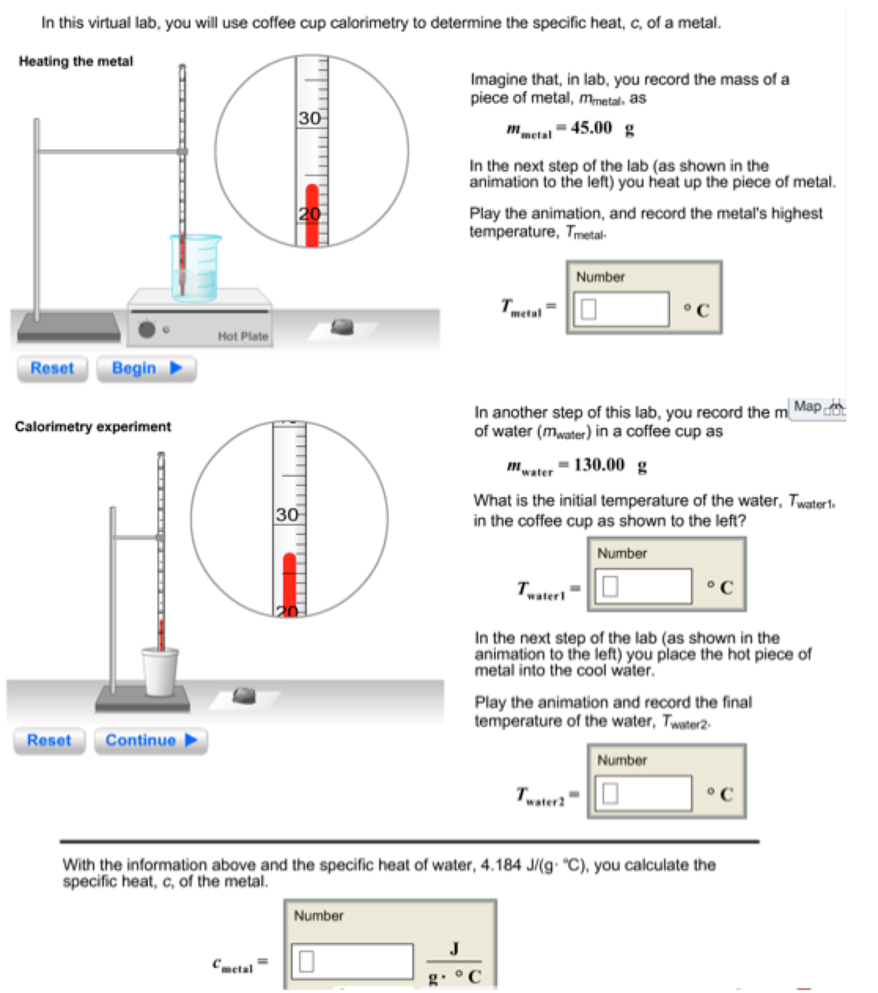 Solved In This Virtual Lab, You Will Use Coffee Cup Calor