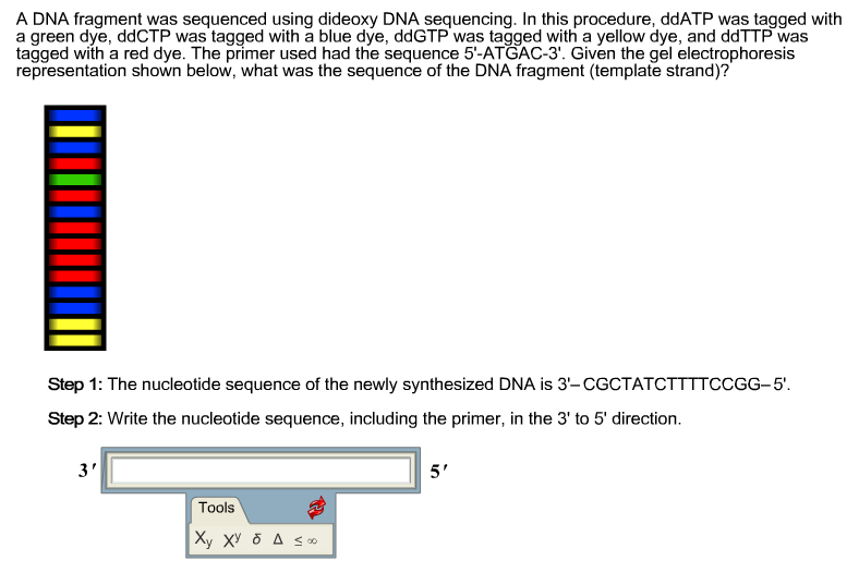 The autoradiogram below was obtained after