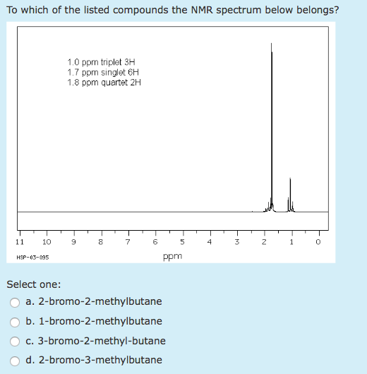 solved-to-which-of-the-listed-compounds-the-nmr-spectrum-chegg