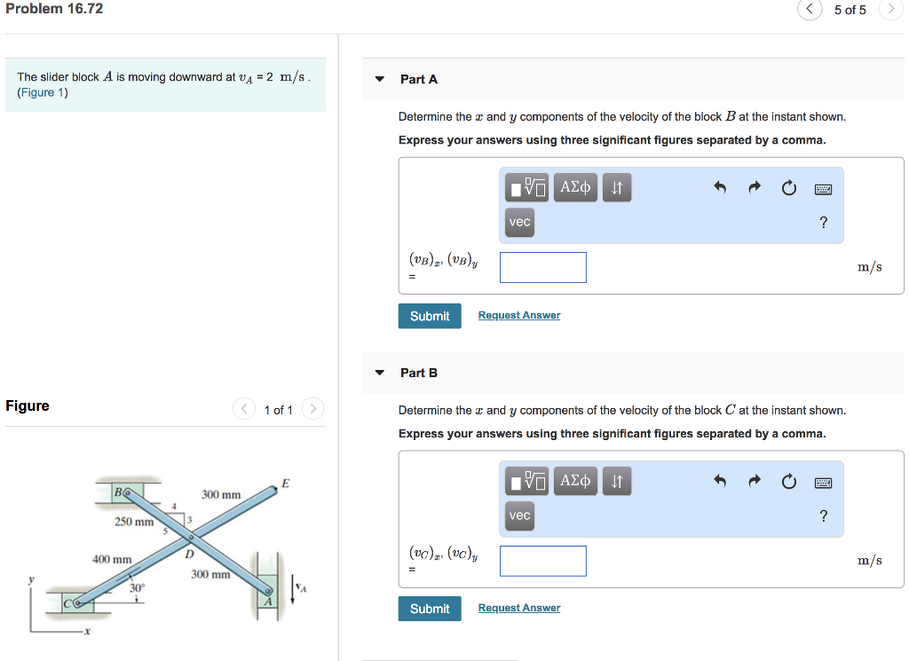 Solved Relative-motion Analysis: Velocity 1 Of 5 > Learning 