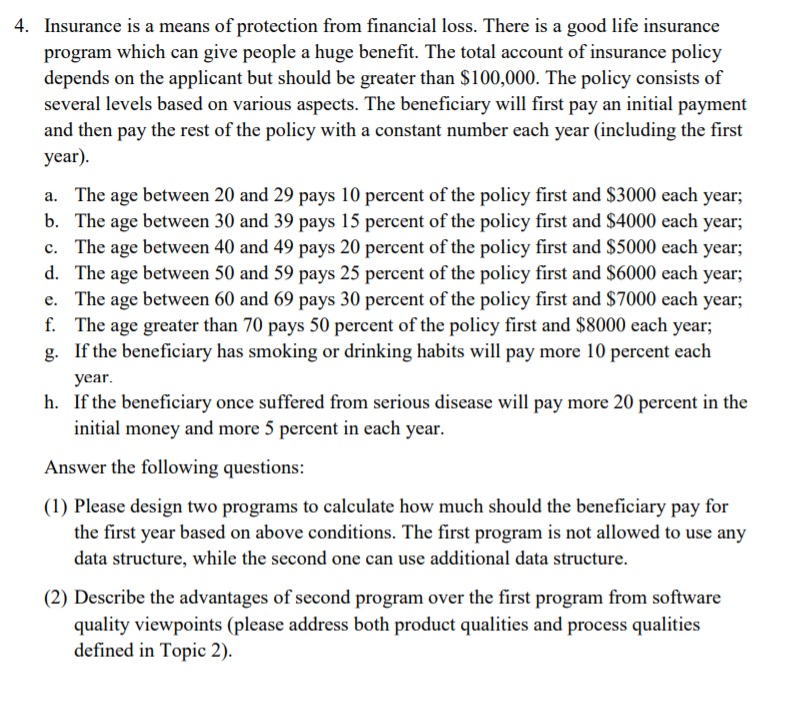 4-insurance-is-a-means-of-protection-from-financial-chegg