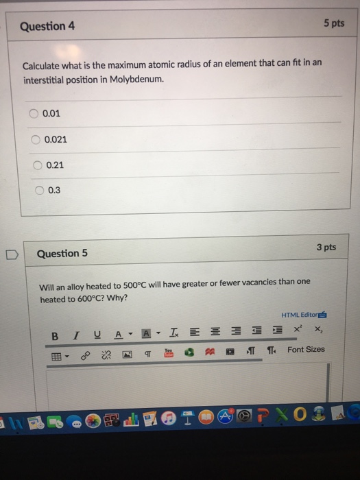Solved Calculate what is the maximum atomic radius of an | Chegg.com
