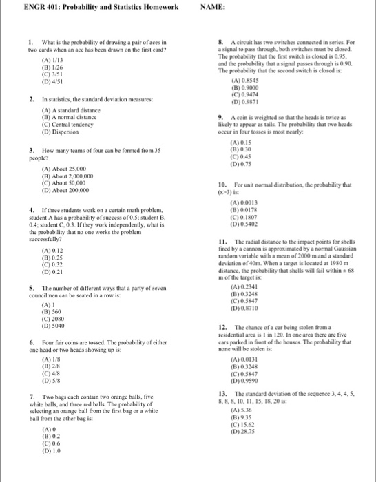 Solved What it the probability of drawing a pair of aces in
