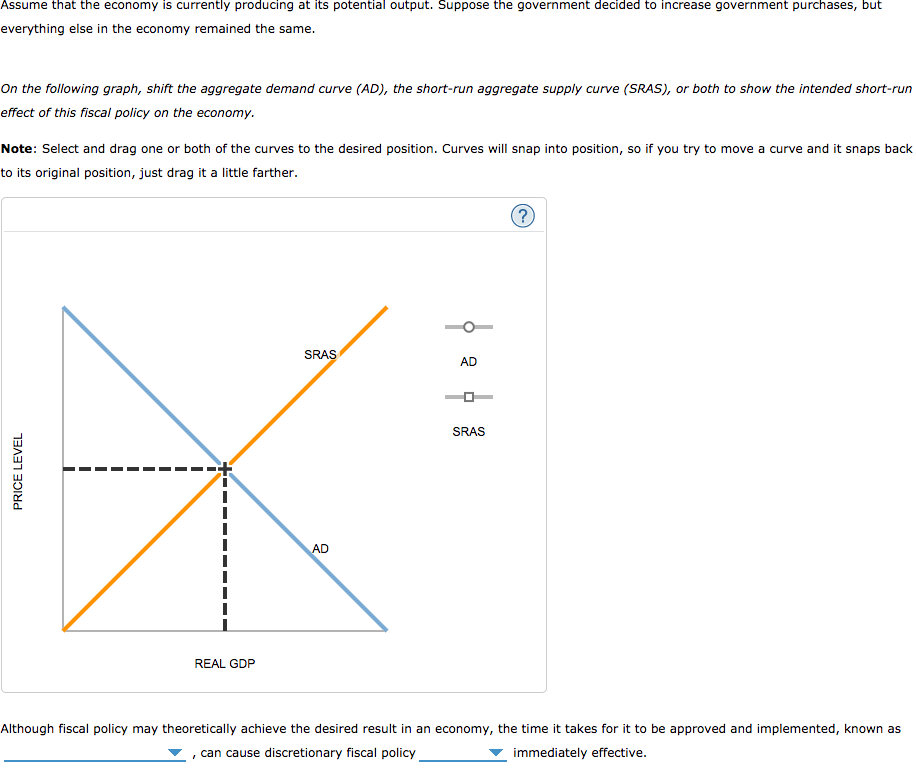 Solved Assume that the economy is currently producing at its | Chegg.com