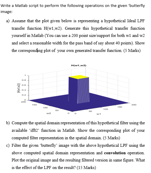 Write a Matlab script to perform the following | Chegg.com