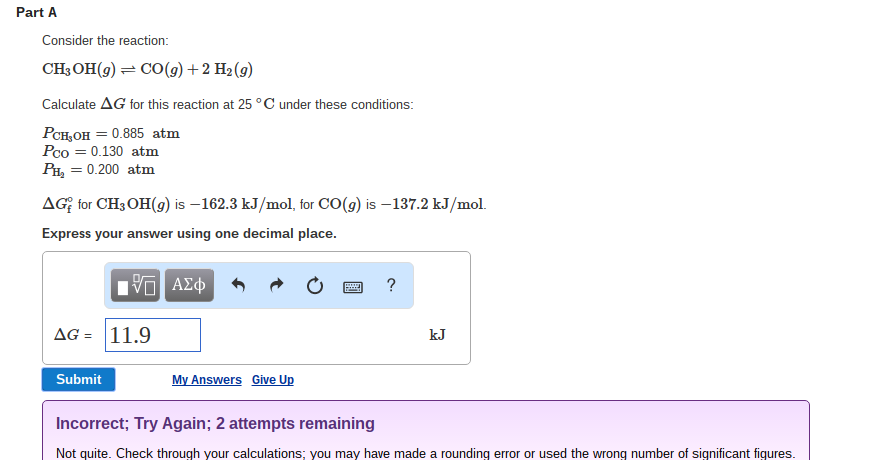 solved-consider-the-reaction-ch3oh-g-co-g-2h2-g-chegg