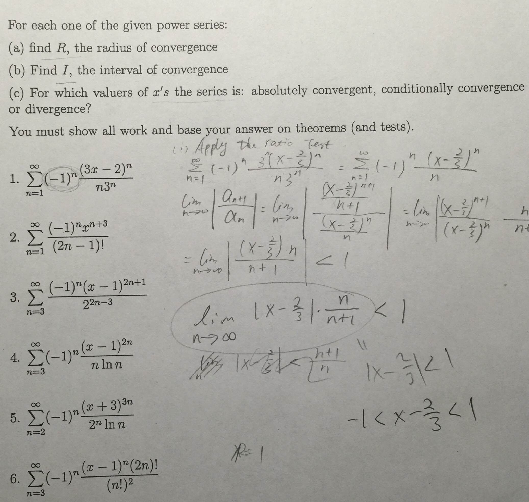 Series on sale convergence calculator