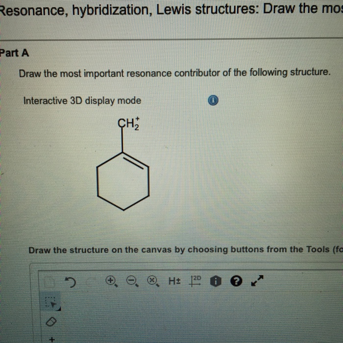 Solved Draw the most important resonance contributor of the