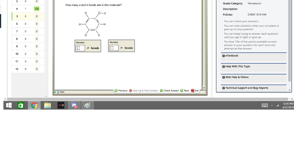 Solved Grade Category: Homework How Many ? And " Bonds Are | Chegg.com