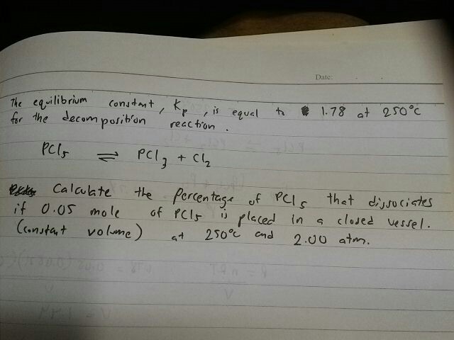 Solved Help! Chemical Equilibrium Problem | Chegg.com