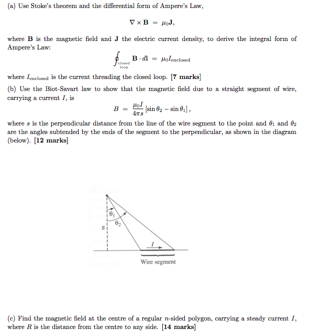 Solved (a) Use Stoke's theorem and the differential form of | Chegg.com