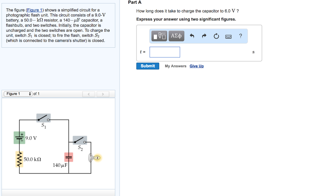 Solved Part A The figure (Figure 1) shows a simplified | Chegg.com
