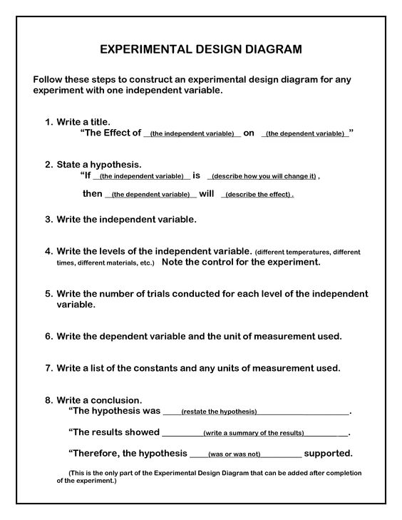 e7 experimental design terms quiz