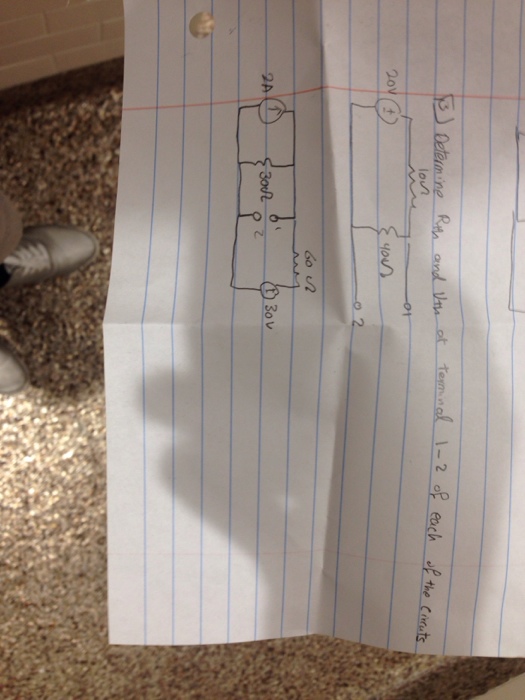 Solved Determine R_th And V_th At Terminal 1-2 Of Each Of | Chegg.com